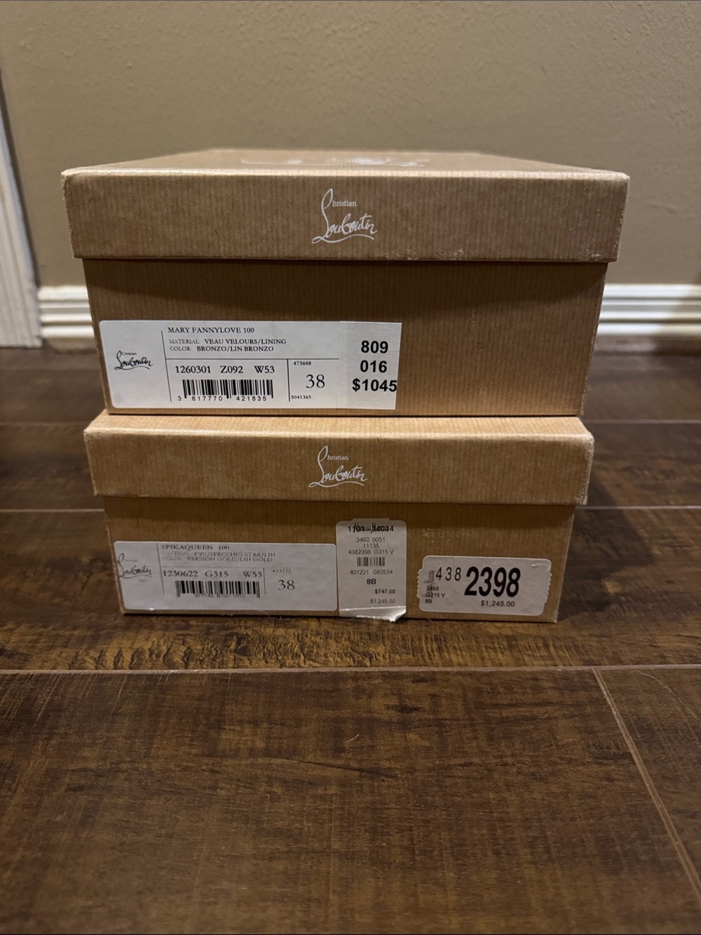 Christian Louboutin shoe box